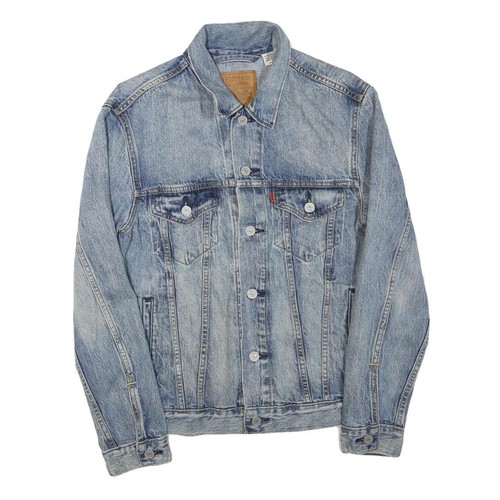 Levi mens blue denim jacket - mens,