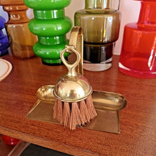 vintage brass crumb tray &