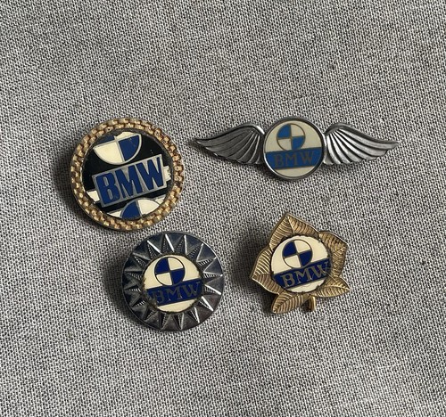 Bmw vintage car pin badges - pin,