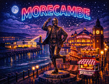 Morecambe Neon Fridge Large