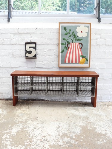Vintage school bench with - school, shoe