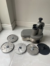 Robot Coupe R401 R302 CL40 CL30 R402 Veg Prep Attachment + 4 Discs + Sling Plate