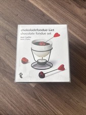 Ceramic Chocolate Fondue Set