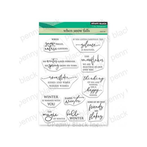 Penny black clear - clear, stamps