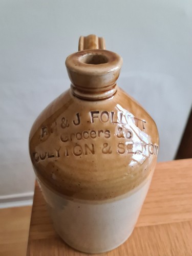 Early grocers half - half, gallon