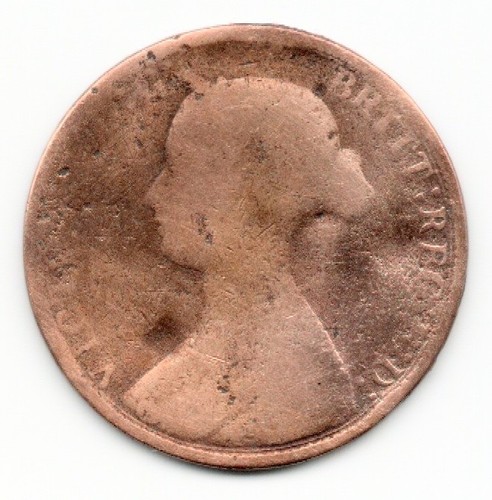 1867 halfpenny - 1867,