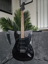 black Fender American Special Stratocaster Partscaster Replica  electric guitar