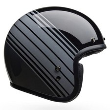 Bell Custom 500 Edge ECE 22.06 Open Face Helmet Gloss Metallic Black / Grey