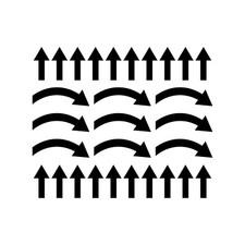 29 x SMALL ARROWS PUSH TURN