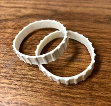 MATCHBOX white rubber Treads /