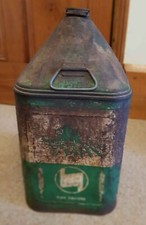 Vintage AGRICASTROL Tractor Pyramid 5 Gallon Oil Drum