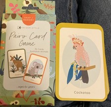 Card Game Pairs & Memory Kaiser Style Australian Complete Boxed