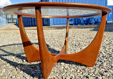 G Plan Astro Round Teak Coffee Table V.Wilkins Vintage Mid Century FREE Delivery