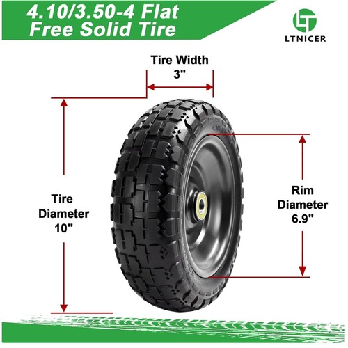 Gorilla carts solid tire - 10",