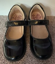 Lelli Kelly Girls' Patent School Shoes Size 27F strap  fastening adjustable