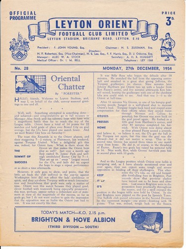 Leyton orient brighton - leyton, v