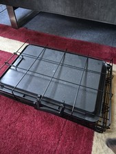 24-inch Black Metal Folding