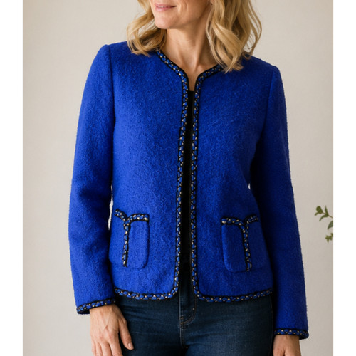 Luisa spagnoli blue wool - luisa,
