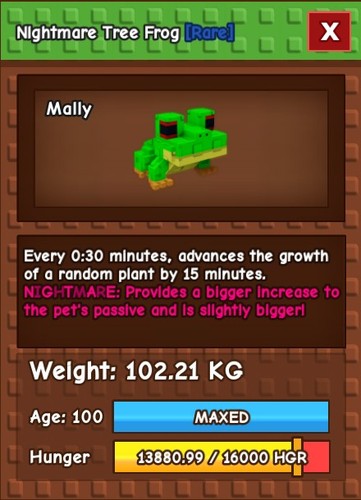 Colossal nightmare tree frog - nightmare,