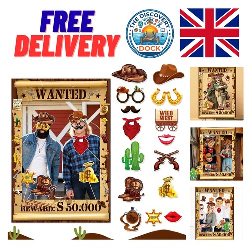 Cowboy photo booth props - photo,