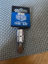 Halfords Advanced 3/8” T55 Star Bit Socket. End Is Rusty (2)