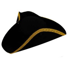 TRICORN HAT VICTORIAN STAG PARTY CARIBBEAN PIRATE ADULTS KIDS TURPIN FANCY DRESS