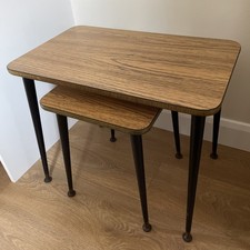 Pair of Formica Wood Effect