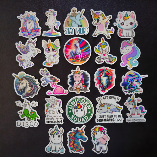 Cute unicorn stickers kawaii - unicorn,
