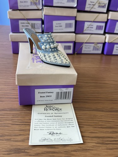 Just the right shoe frosted - just,