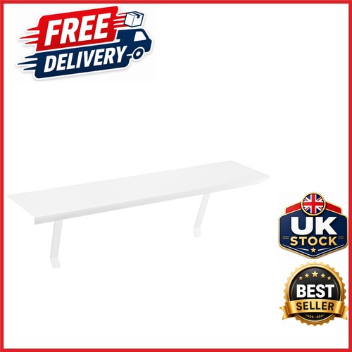 White radiator shelf - radiator, 60cm