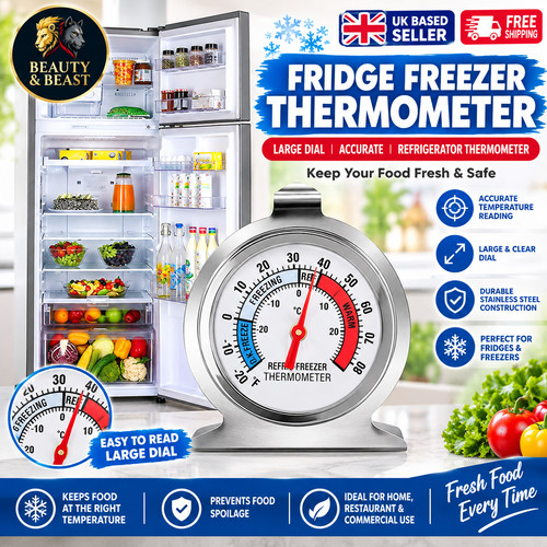 1pc fridge freezer - fridge, thermometer