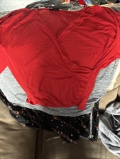 Cold Shoulder Red Top 