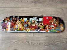 CLICHE LAST SUPPER SKATEBOARD DECK WORLD INDUSTRIES BLIND 101 - 8.0 X 31.7 