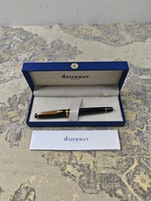 Waterman Expert Rollerball Pen | Gloss Black with 23 k Gold Trim | Fine Point | 