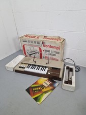 Vintage Bontempi 4 Electric Chord Organ Keyboard – Fully Working Retro Boxed