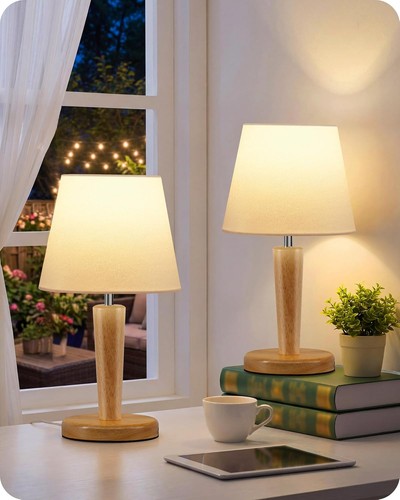 Small bedside lamps set 2 - bedside,