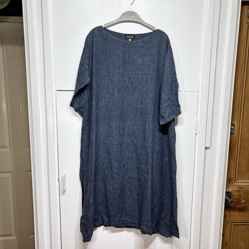 Eskandar dress blue - eskandar,