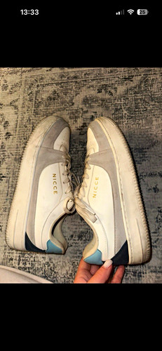 Nicce low top lace trainers - nicce,