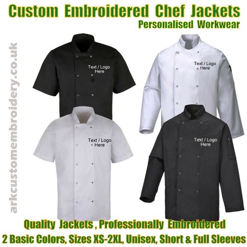 Chefs jacket personalised - chefs,