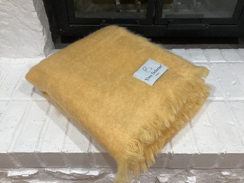 Yves delorme 100 mohair throw - yves,