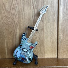 Billie Joe Armstrong Green Day Miniature Guitar