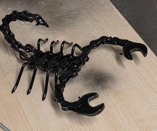 Metal Scorpion Hand Made Black