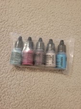 DINAIR SPECIAL EFFECTS AIRBRUSH LIQUID FACE MAKEUP SILVER TEAL AQUA PURPLE PINK