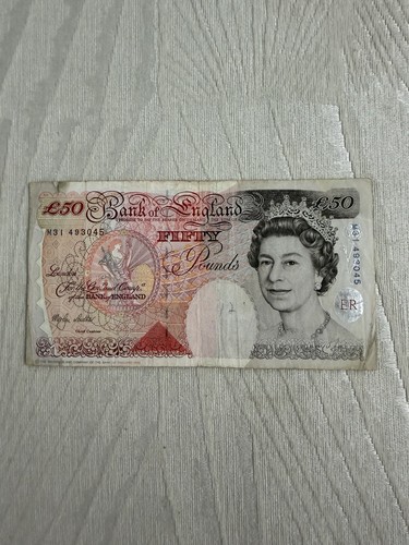 Very old british bank note - british,