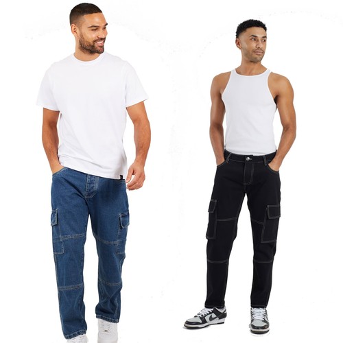 Mens cargo jeans loose - cargo,