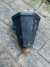 vintage old rain water hopper , cast iron ,rustic , wall planter