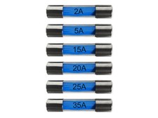 30mm Glass Fuses 2-35 Amp Pack