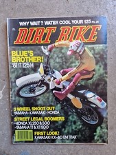 Dirt Bike Nov 80. IT 125 H. XL 250/500. PE 250 T. Three Wheelers. Water Cooling.