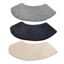Bath Mat Curved Floor Mats For Bathroom Washable Absorbent Carpet Home
