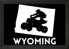Quad Bike Framed Wall Art